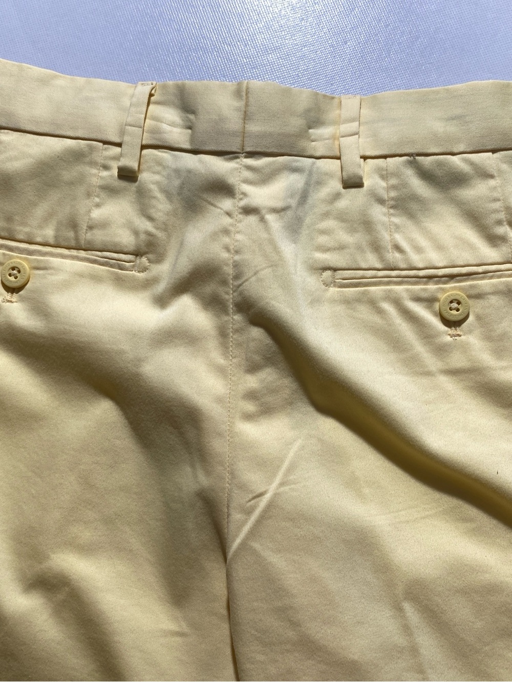 NEW- Size 30 Mens Polo Ralph Lauren Performance Chino Shorts Flat 8.5”i Yellow - Picture 8 of 14
